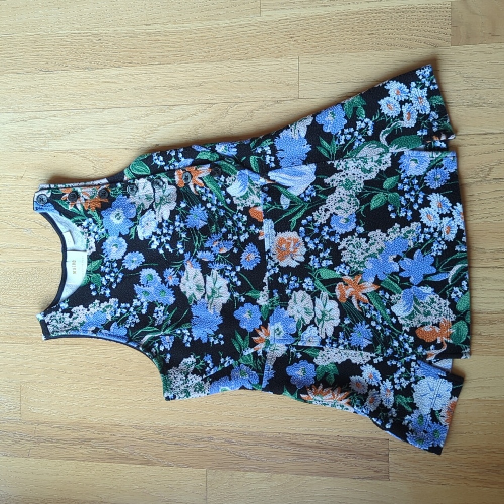 Anthropologie Floral Sleeveless Shirt